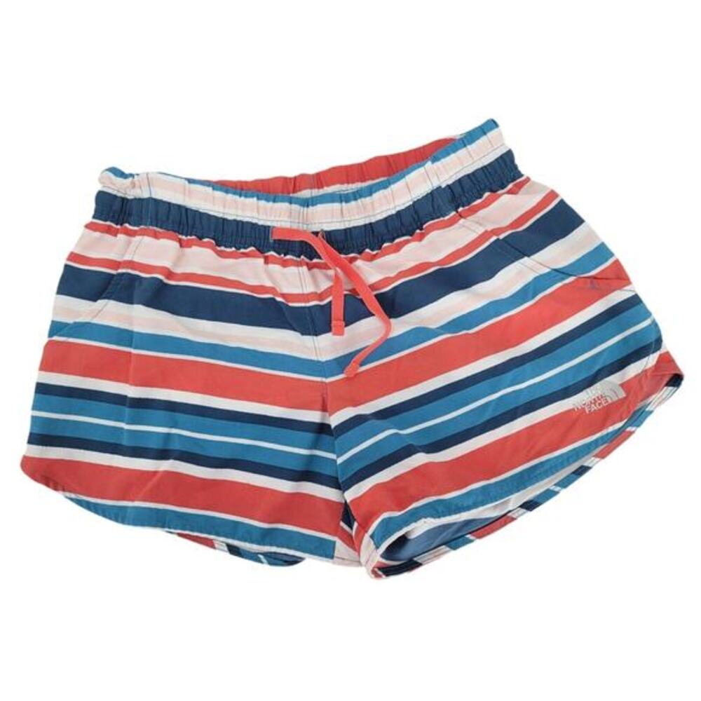 North Face Women Small Class V Water Shorts Striped Swim Active Coastal Gorpcore